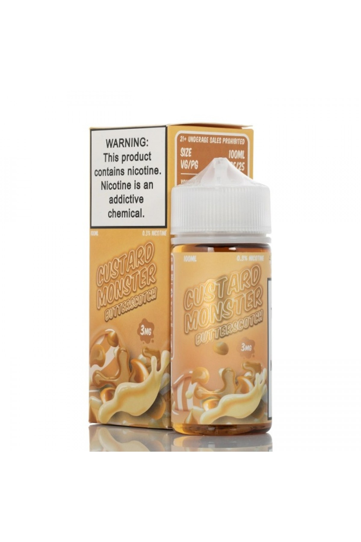 Jam Monster - Custard Monster Butterscotch 100ML (Karamel Muhallebi)