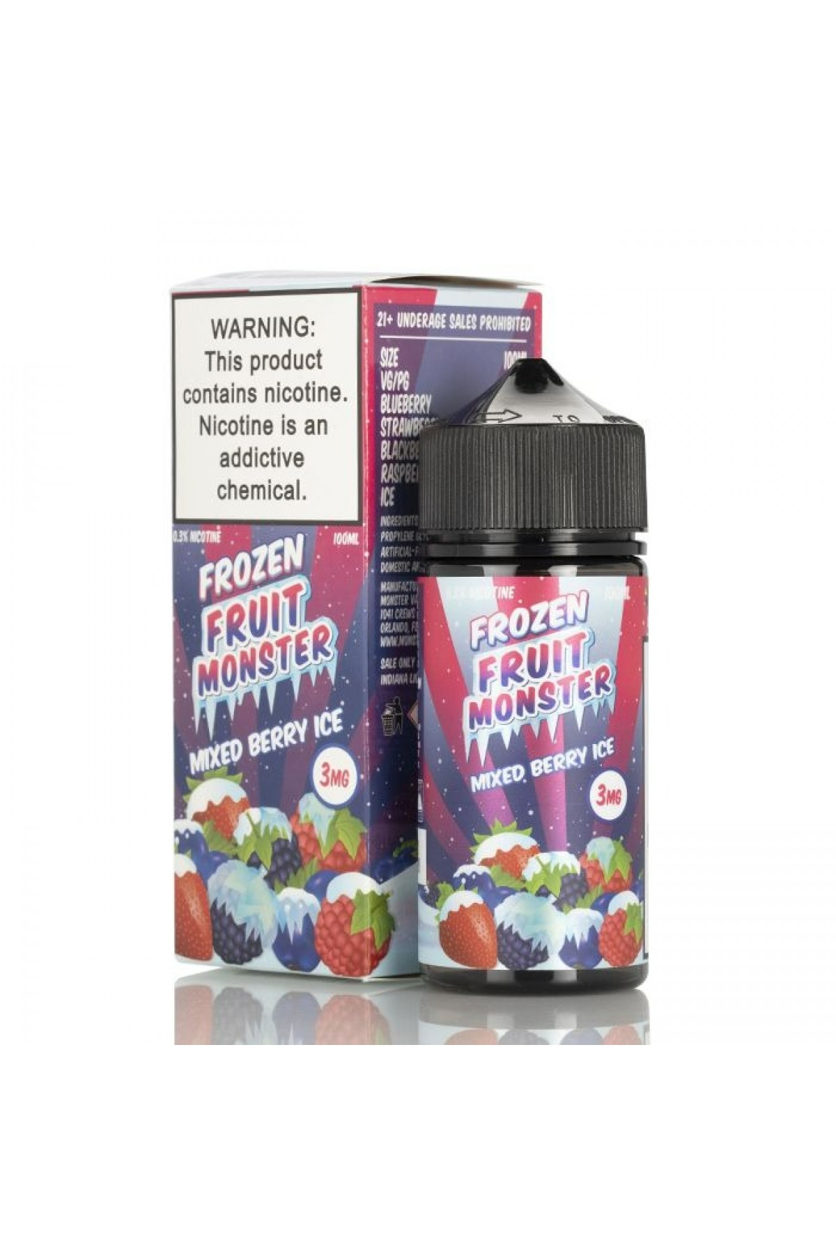 Jam Monster - Frozen Fruit Monster Mixed Berry ICE 100ML (Meyve Mentol)