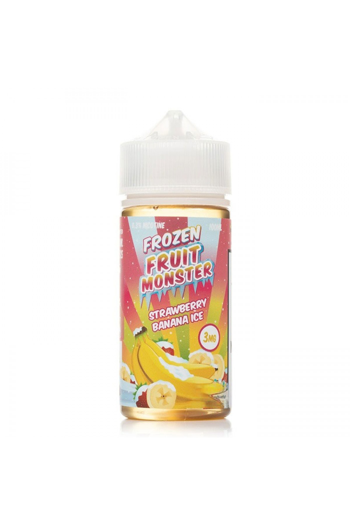 Jam Monster - Frozen Fruit Monster Strawberry Banana ICE 100ML (Meyve Mentol)