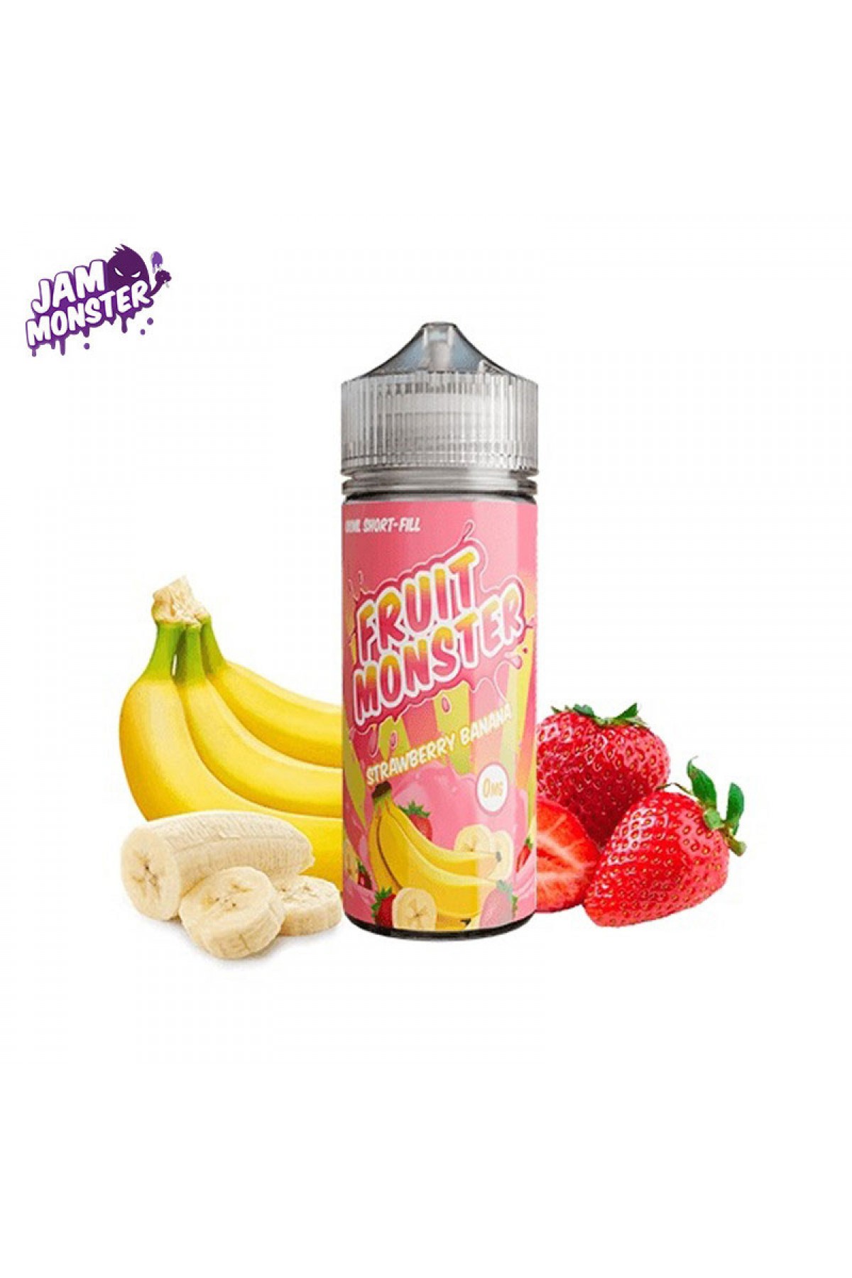 Jam Monster - Fruit Monster Strawberry Banana 100ML