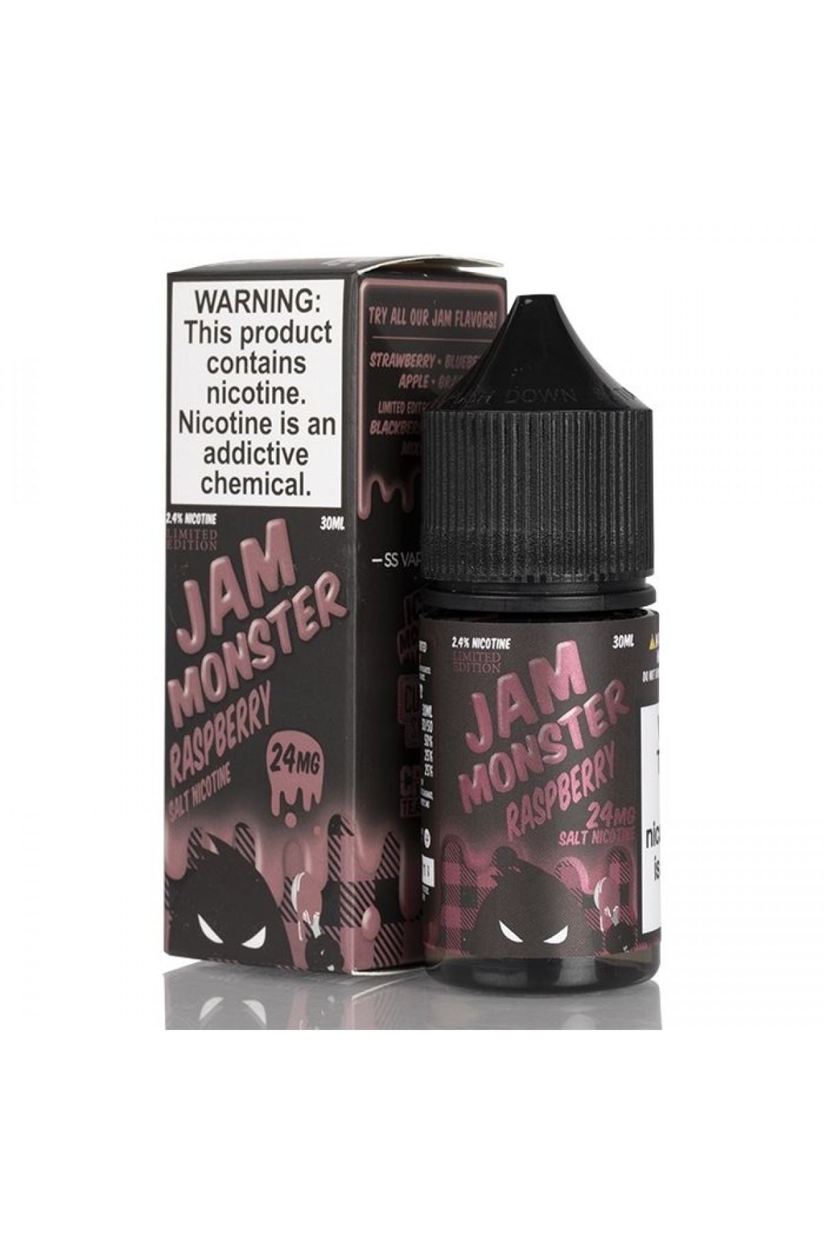 Jam Monster - Raspberry Salt 30ML (Ahududu Reçeli)