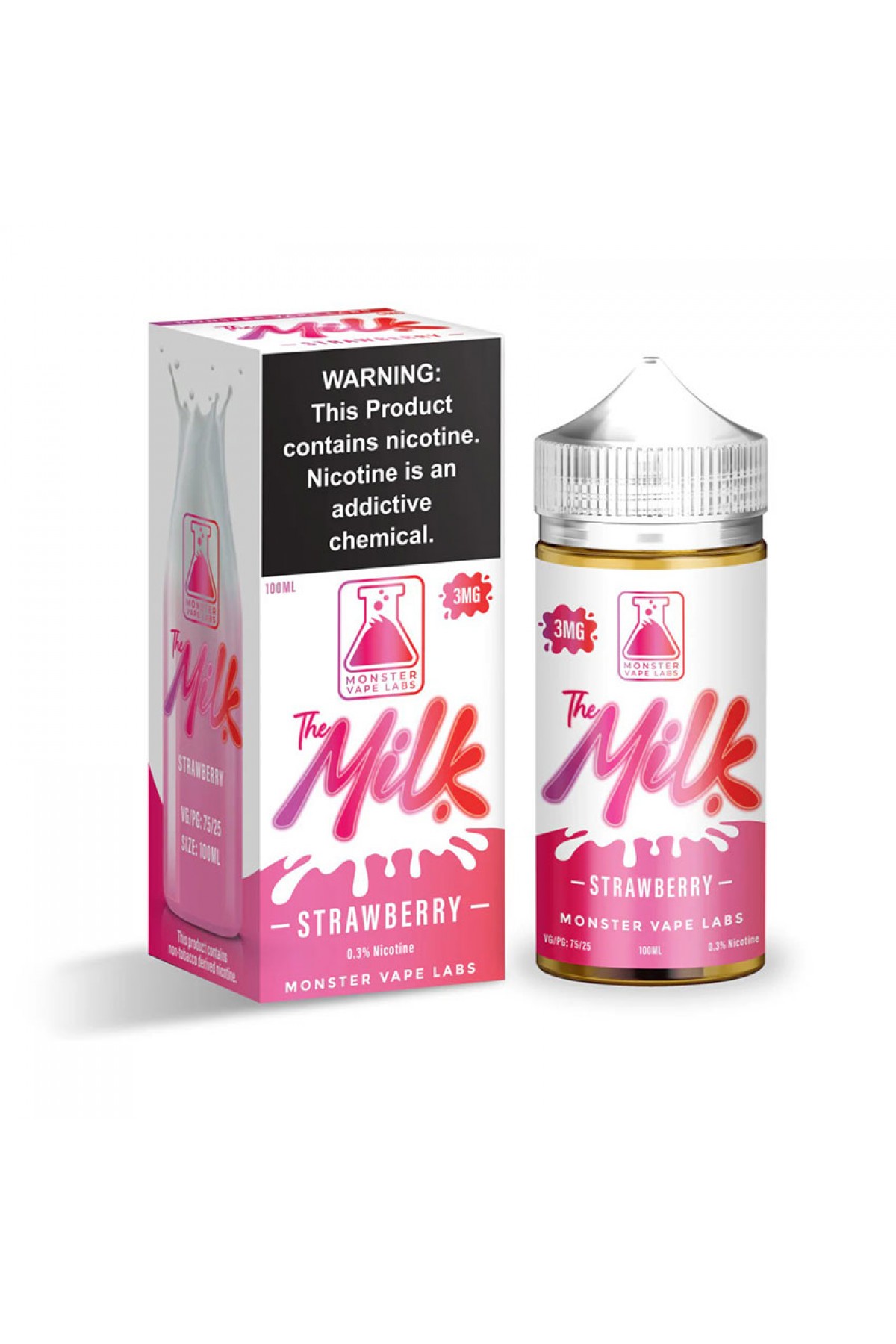 Jam Monster - Strawberry The Milk 100ML (Çilek Süt)