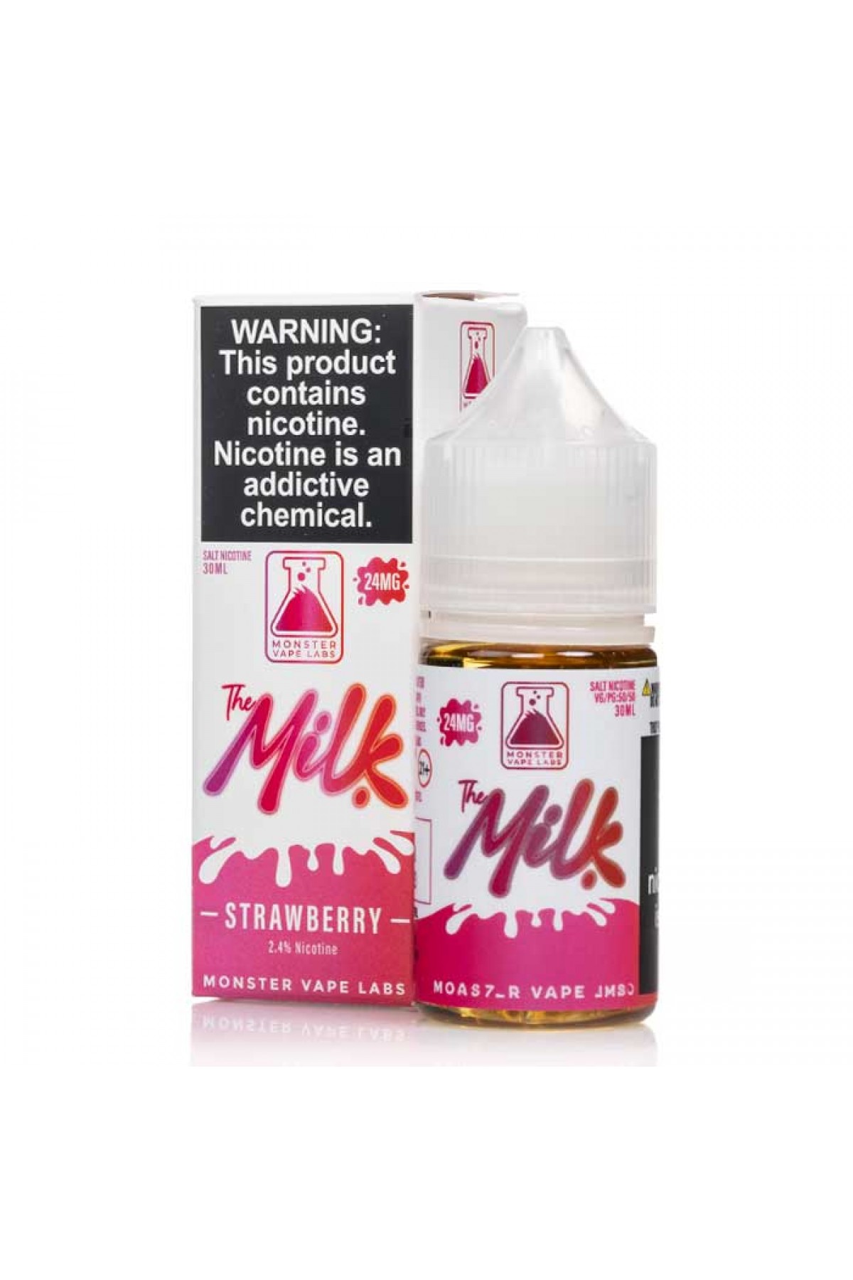 Jam Monster - Strawberry The Milk Salt 30ML (Çilek Süt Krema)