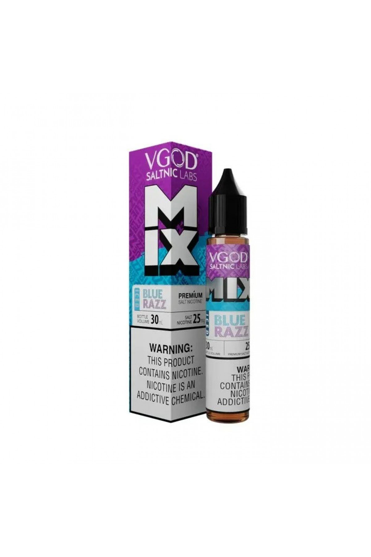 VGOD SaltNic - Blue Razz Mix ICED (30ML) Salt Likit (Meyve Mentol)