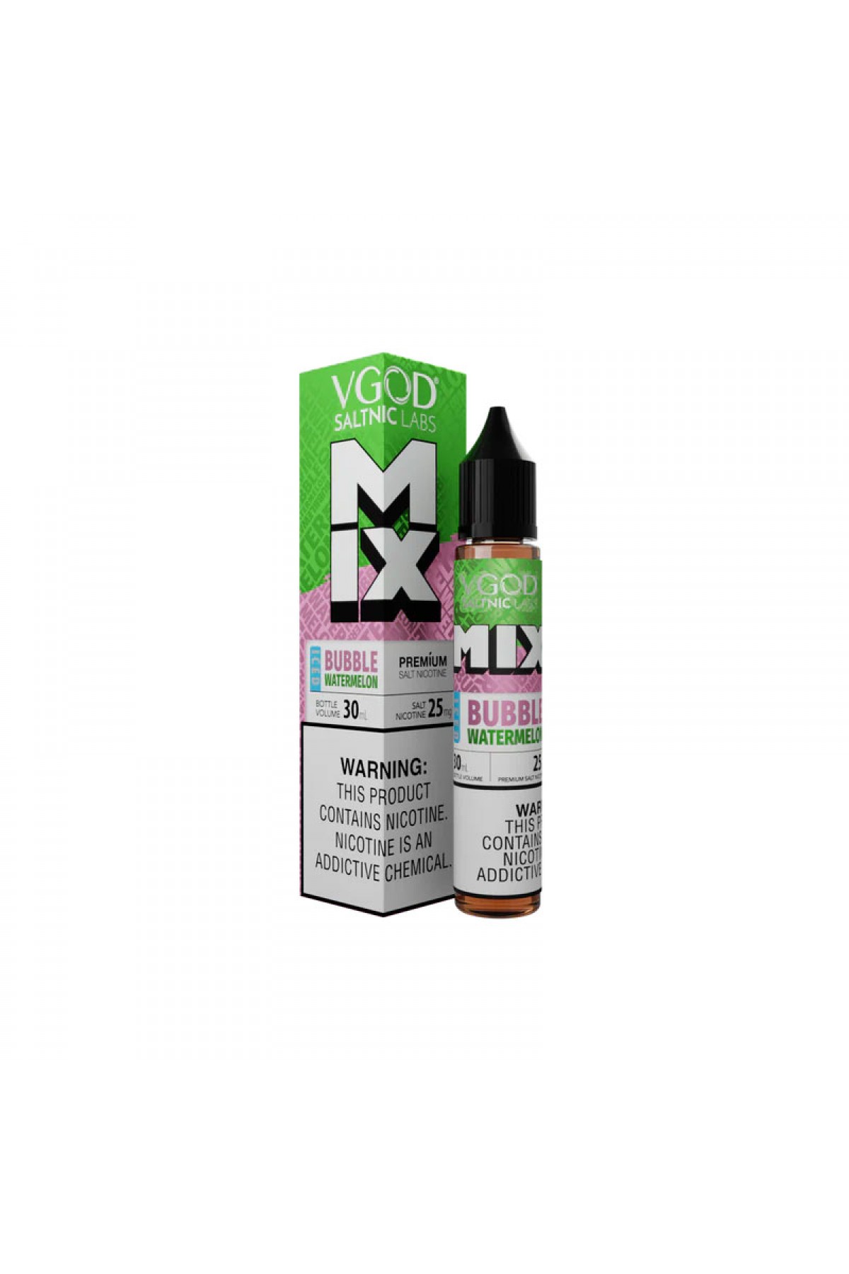 VGOD SaltNic - Bubble Watermelon ICED (30ML) (Meyve Sakız Mentol)